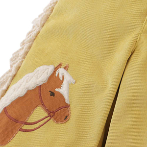 Брюки вельветовые Gingersnaps "Marion Horse", желтые